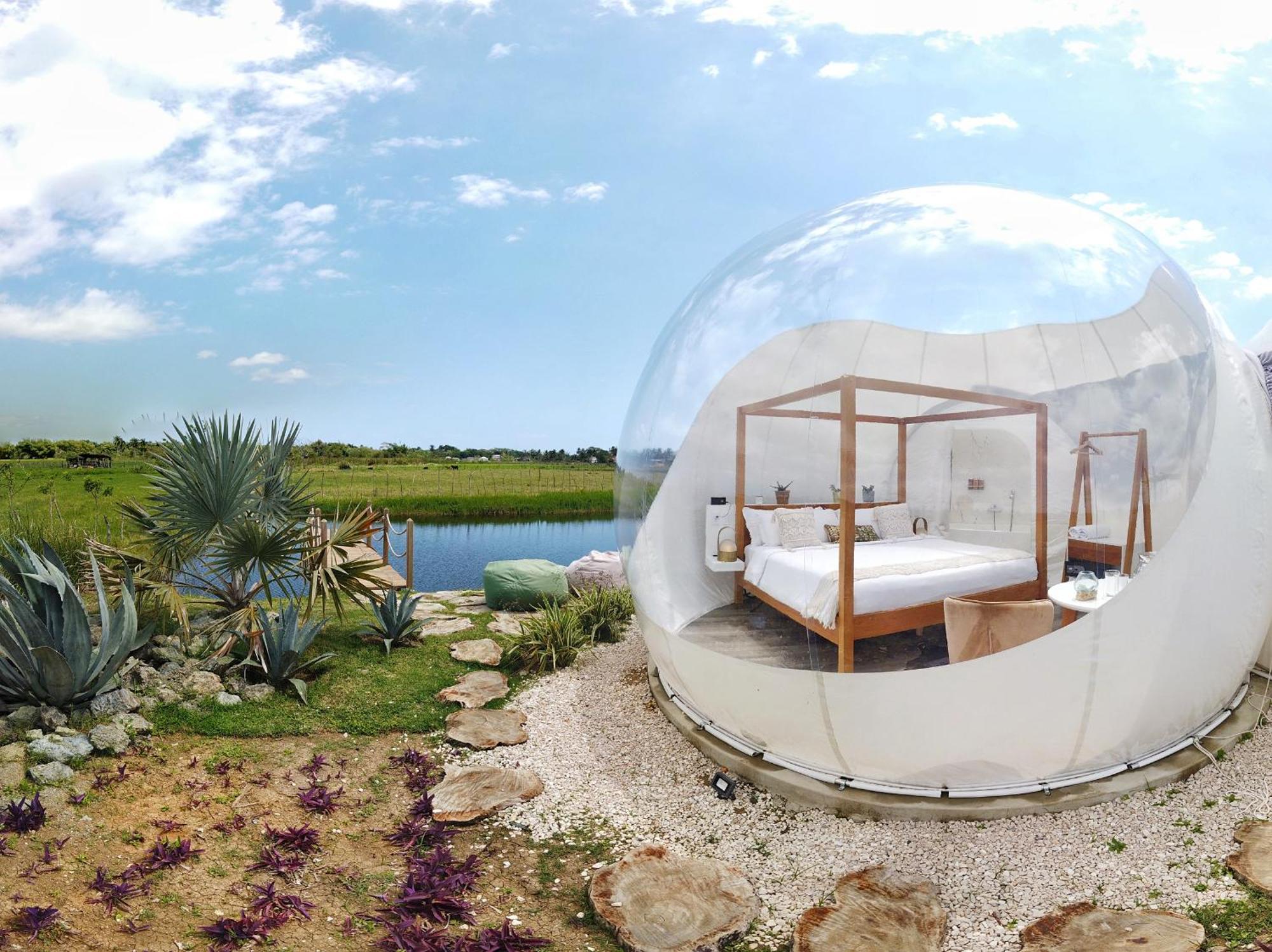 Green Land Bubble Glamping By Mint 카바레테 객실 사진