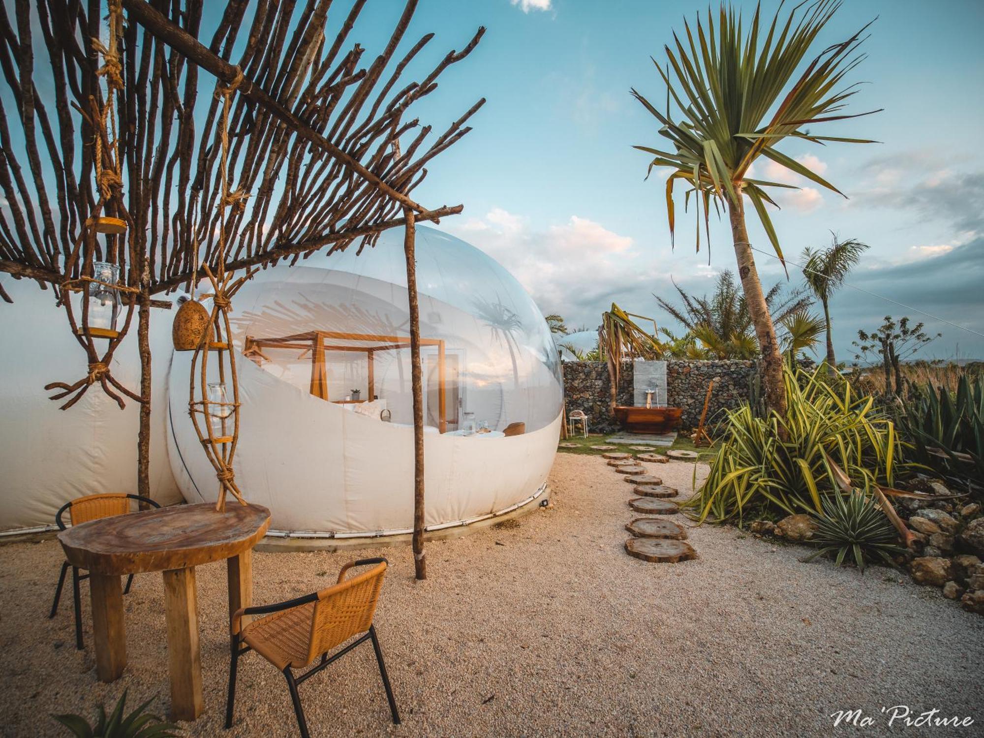 Green Land Bubble Glamping By Mint 카바레테 객실 사진