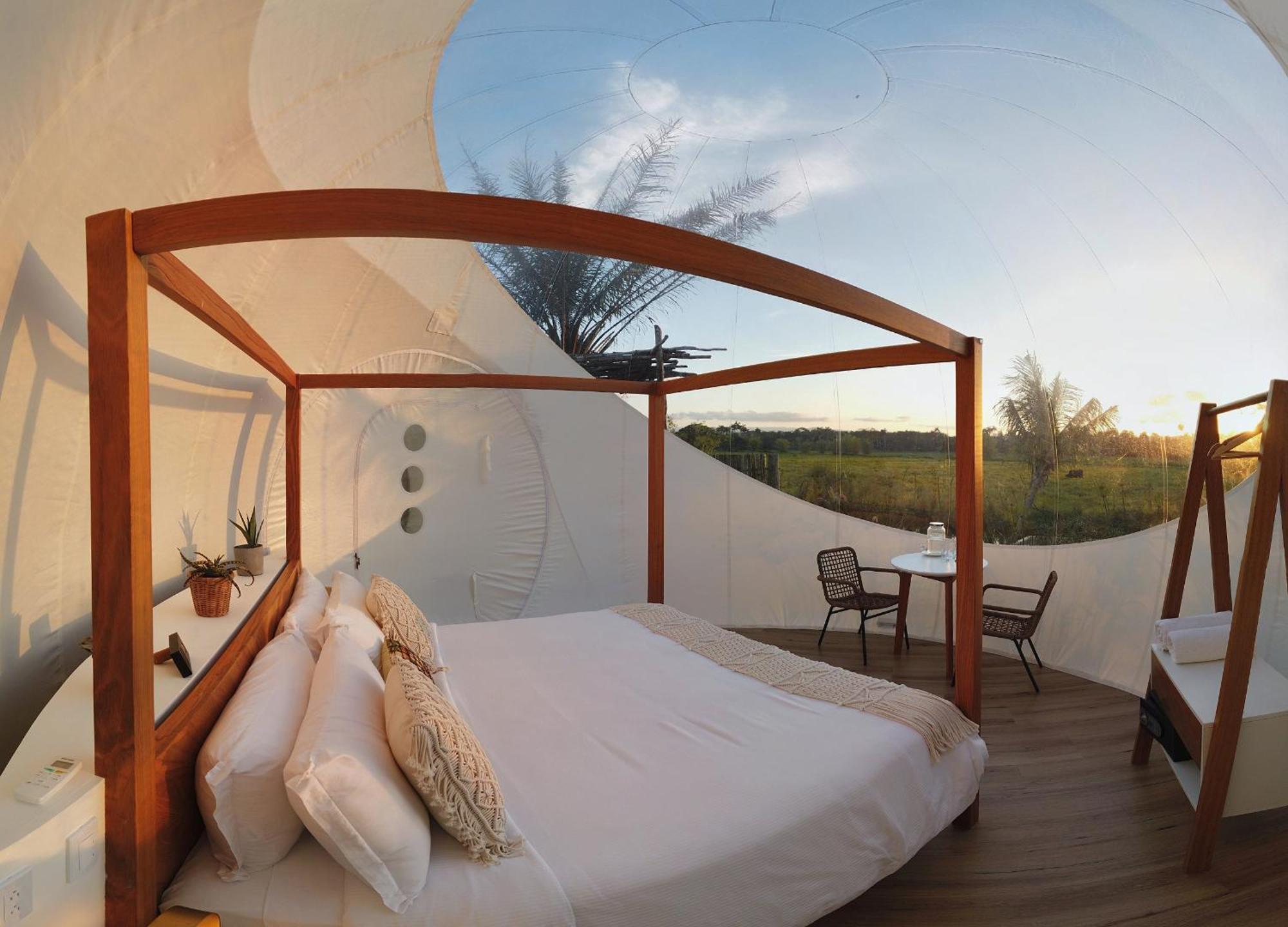 Green Land Bubble Glamping By Mint 카바레테 객실 사진